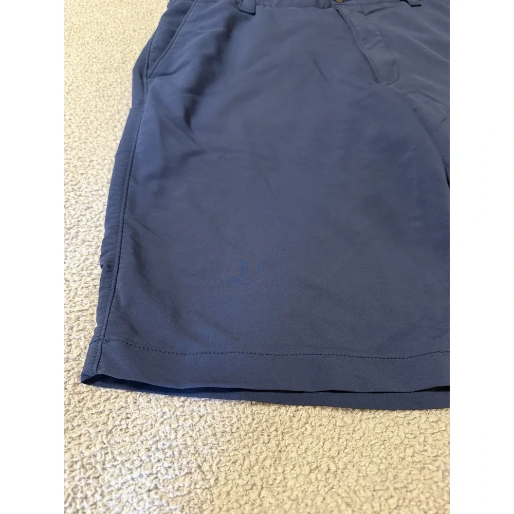 Under Armour The Match Play Shorts Blue Golf Stretch Loose Heat Gear Men 36